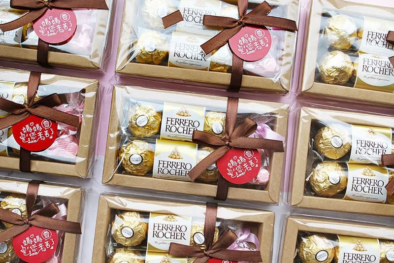 母親節禮物贈品 金莎巧克力6顆入+泰迪熊香皂禮盒(媽媽您辛苦了)