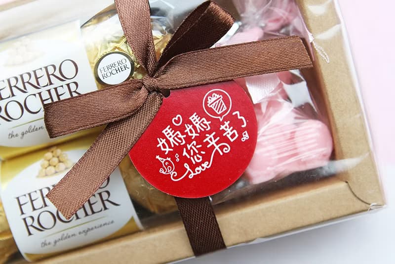 母親節禮物贈品 金莎巧克力6顆入+泰迪熊香皂禮盒(媽媽您辛苦了)