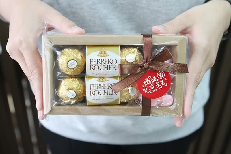 母親節禮物贈品 金莎巧克力6顆入+泰迪熊香皂禮盒(媽媽您辛苦了)