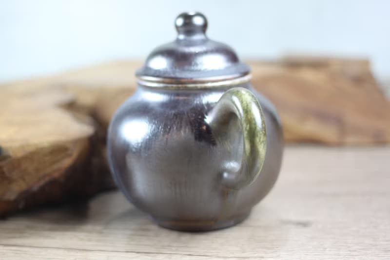 【送禮好物】240ml 天然落灰 柴燒茶壺 鶯歌名家葉敏祥手作