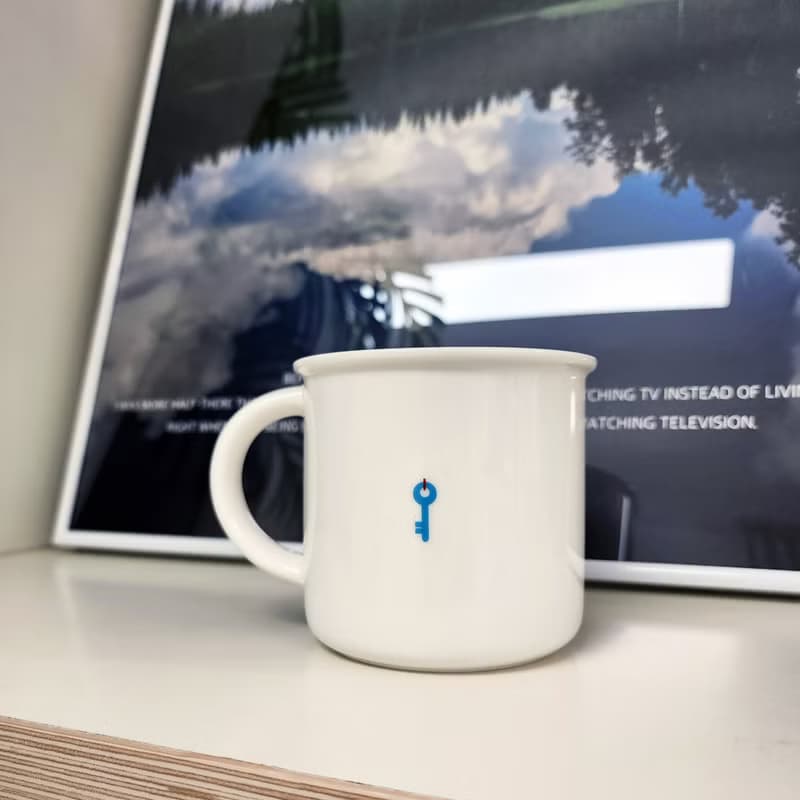 Apple & Key Mug_400ml