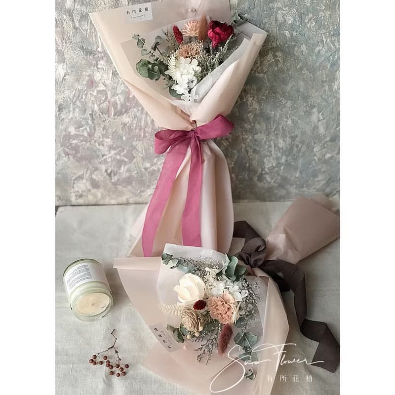 不凋花花束/母親節/告白花束/求婚花束/生日禮物/畢業花束