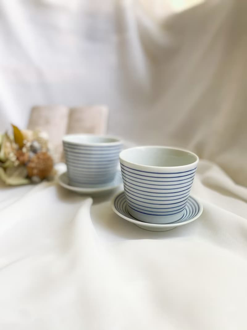 【好日戀物】日本帶回波佐見燒 豬口杯 小盤 一組