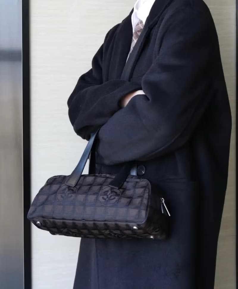 【日本中古】04-05年罕有中古CHANEL Coco Bar 冰格法棍包