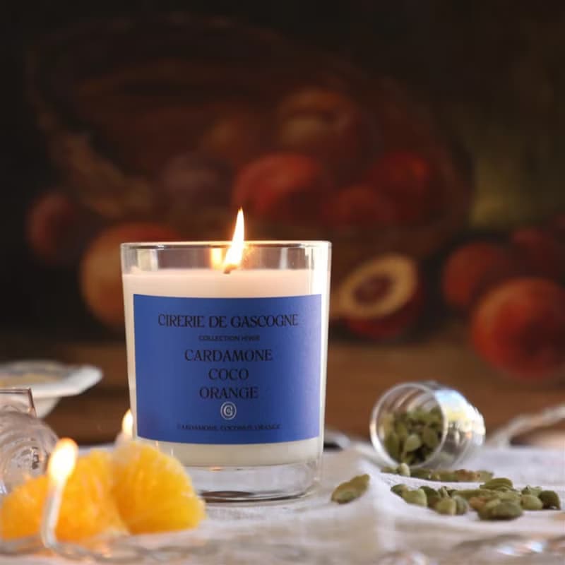 法國Cirerie de Gascogne天然香氛蠟燭 – 小荳蔻x椰子x柳橙