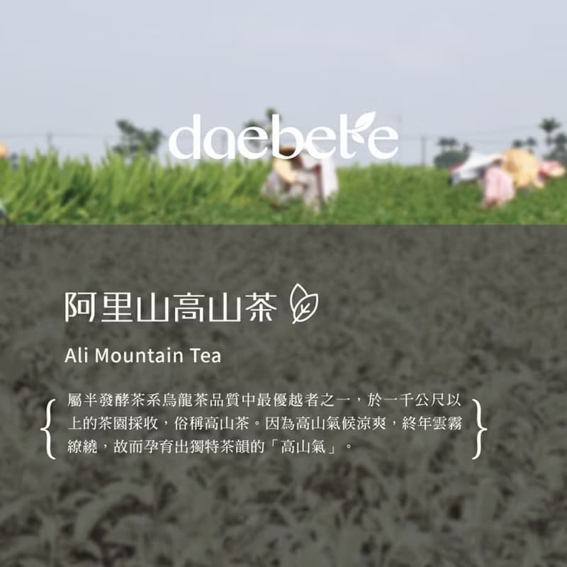 【daebete】阿里山高山茶 手工摘採 (7g*10包)│快速出貨