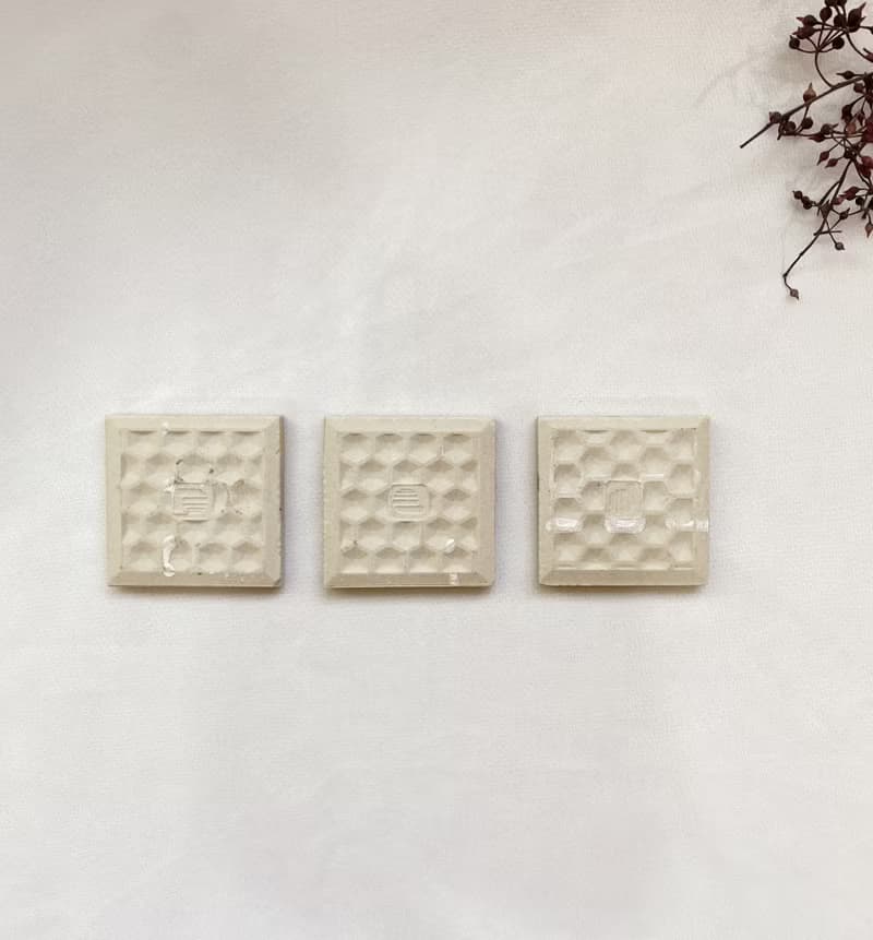 【好日戀物】德國帶回vintage古典手繪花卉植物壁磚組聖誕節禮物