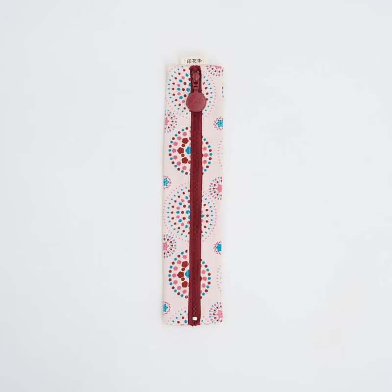 拉鍊餐具袋(含餐具)/煙火/絢爛粉紅