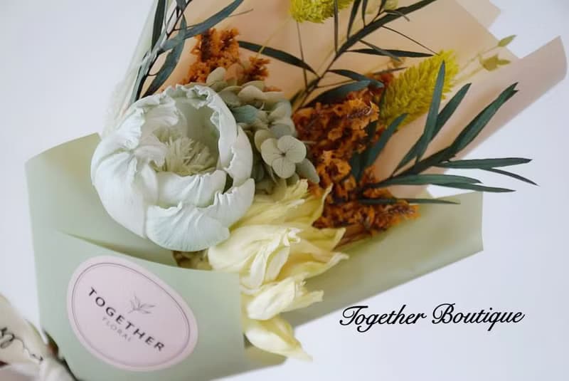 清新索拉花束 含透明提袋