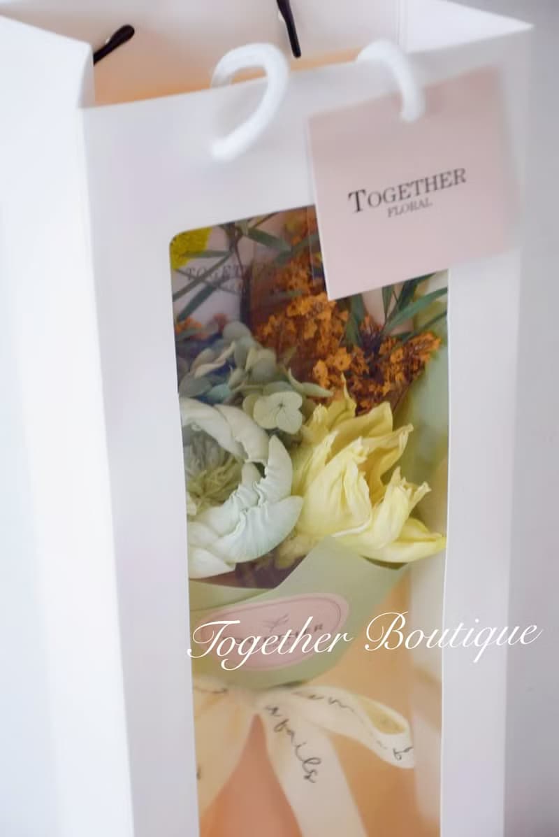 清新索拉花束 含透明提袋