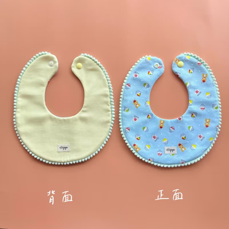Tanpopo 手作寶寶小物 | 夏日甜品系列雙面圍兜