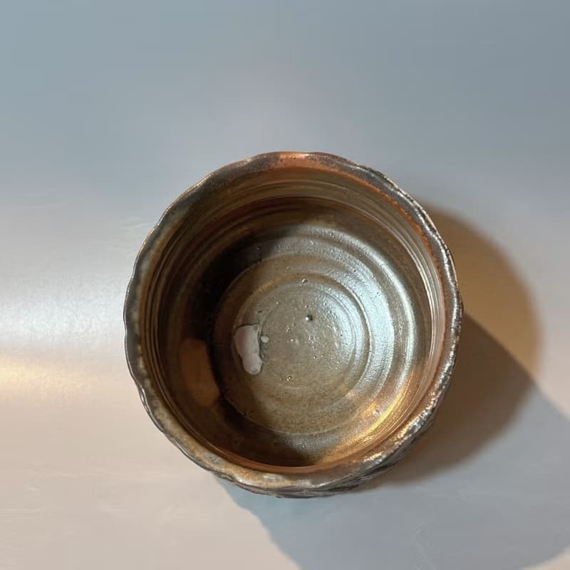柴燒木紋大茶碗 / 水方 / 小平凡手作