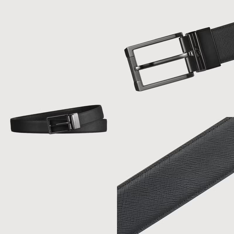 【滿3999送鑰匙圈】簡約穿針式皮帶-鎗色/BF25S-WEG209-SGU