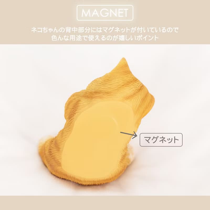 デバリエ 【正規品】猫の置物 サバトラ 茶トラ カップラーメン マグネット レジン製 ギフト かわいい 誕生日プレゼント  (もふもふy)cb019