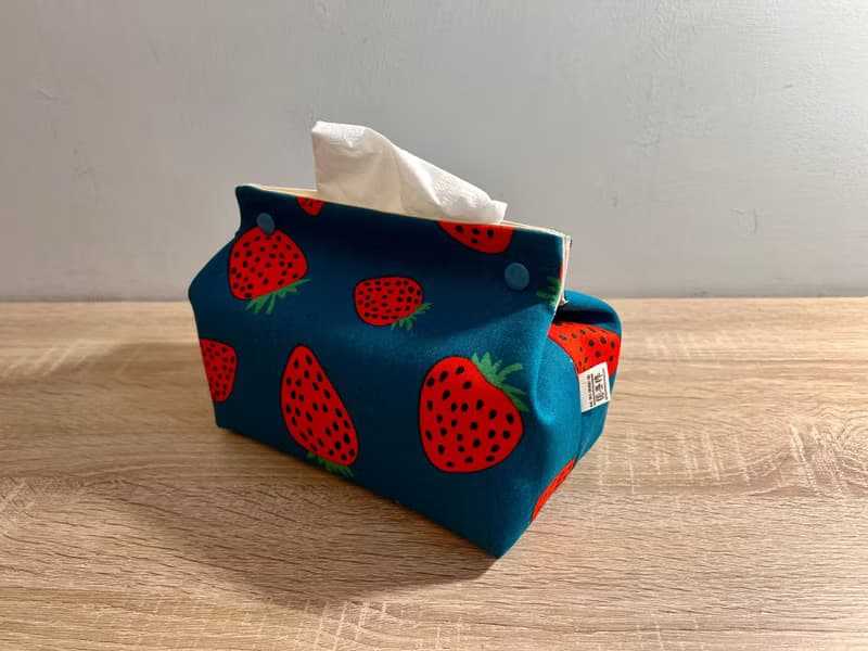 【現貨】莓好時光系列/藍莓盒子桌上型面紙收納套