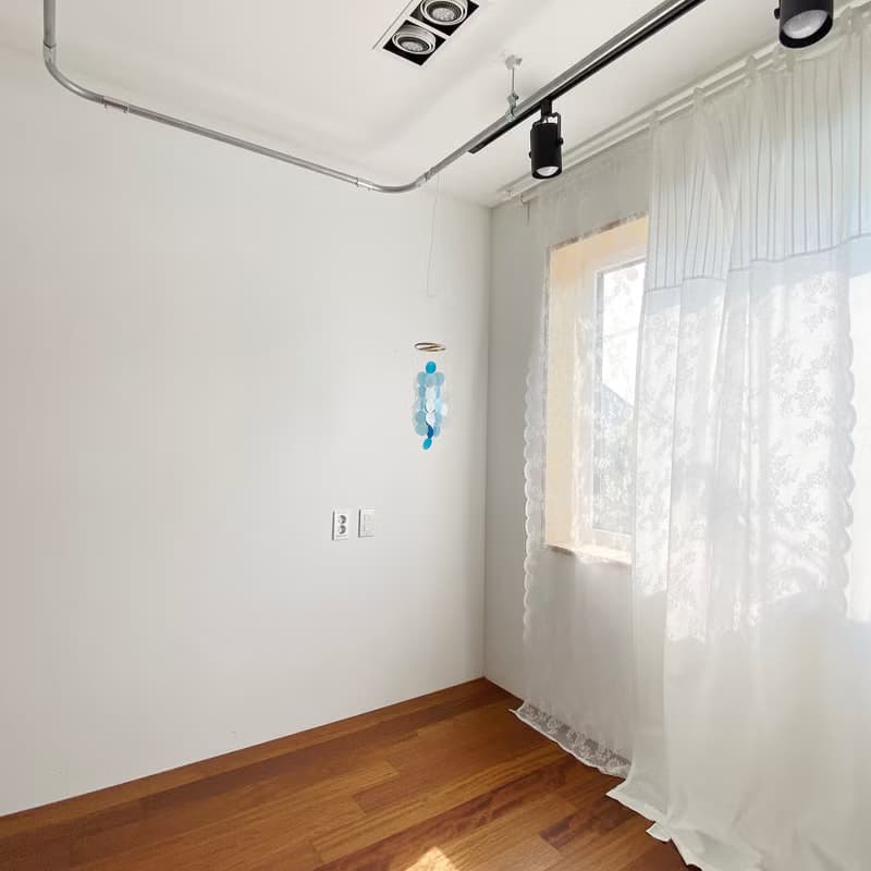 DIY-KIT | Danish Mansion_Blue Circle |Capiz Shell Wind Chime Mobile | #0-335