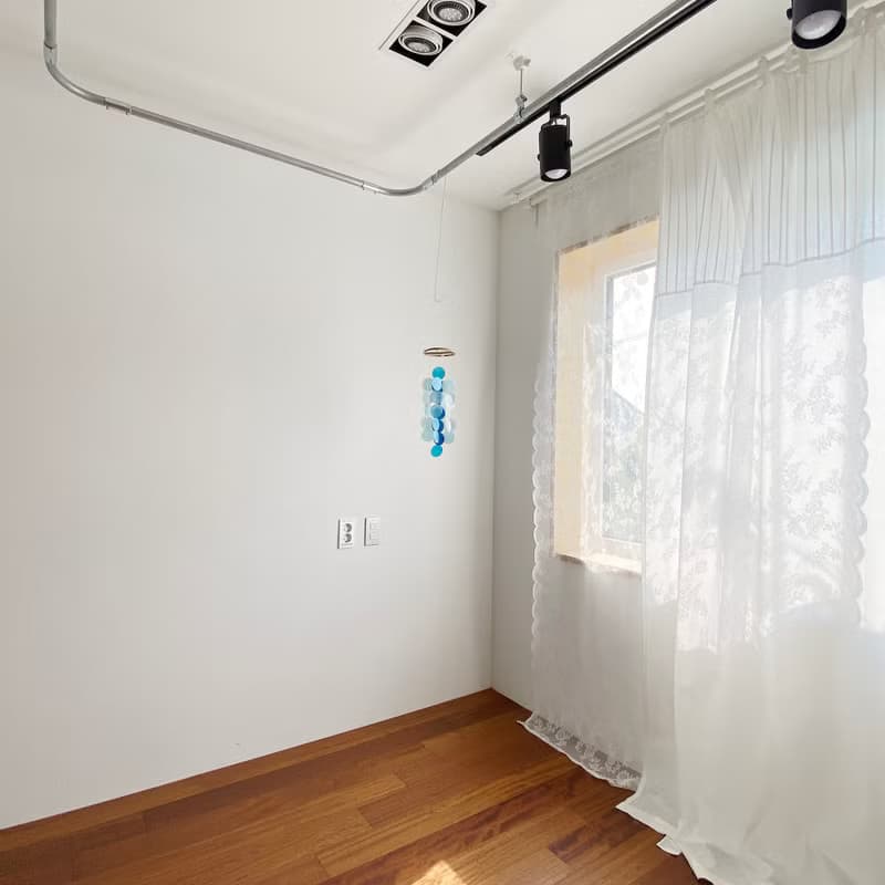 DIY-KIT | Danish Mansion_Blue Circle |Capiz Shell Wind Chime Mobile | #0-335