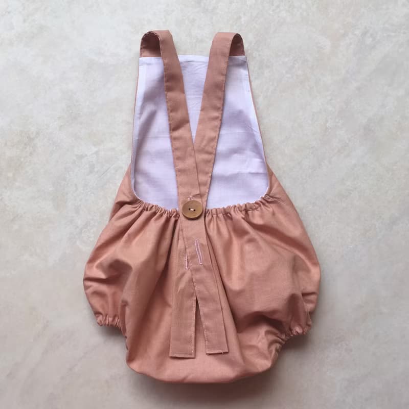 Baby Button Romper Onesie Overalls