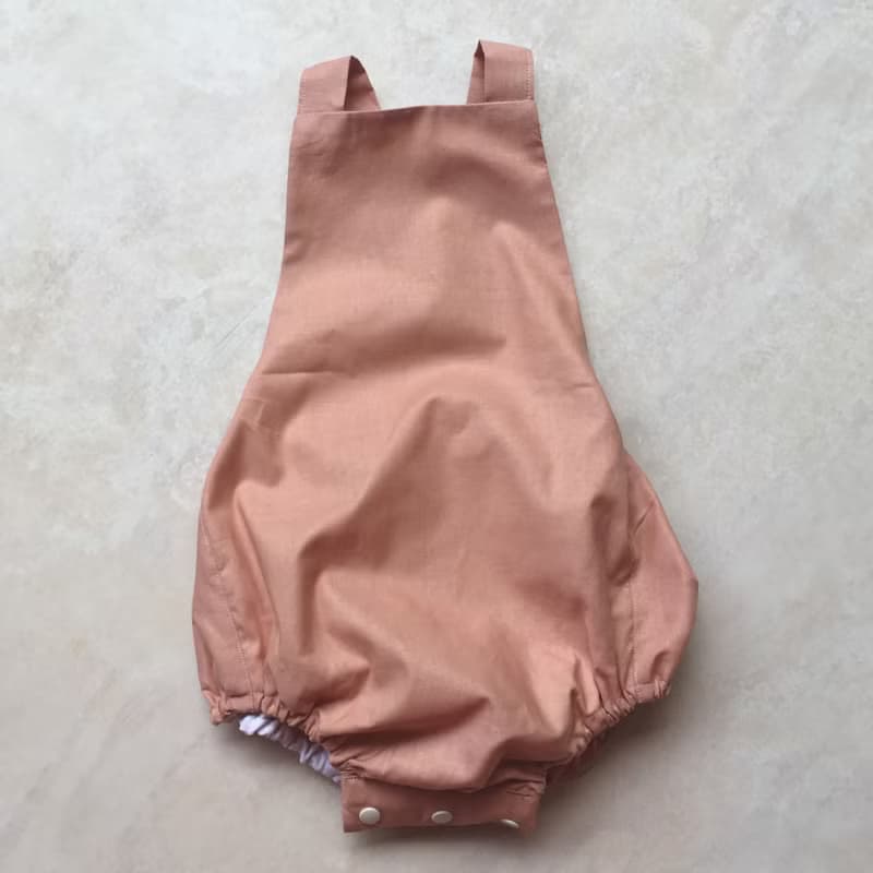 Baby Button Romper Onesie Overalls