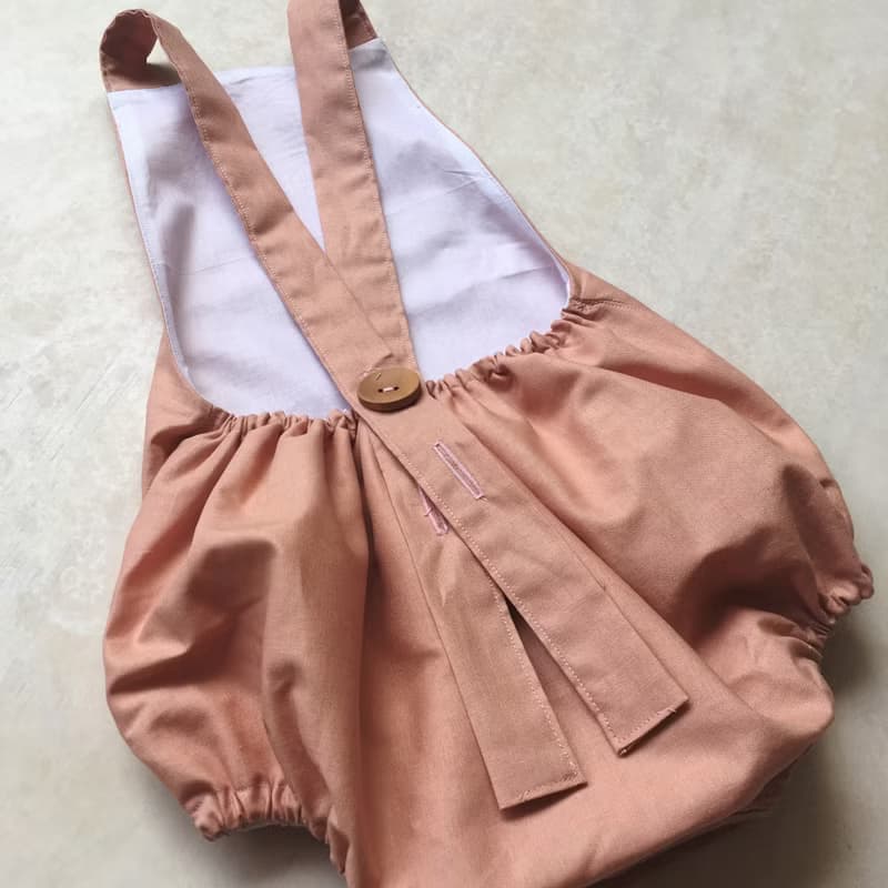 Baby Button Romper Onesie Overalls