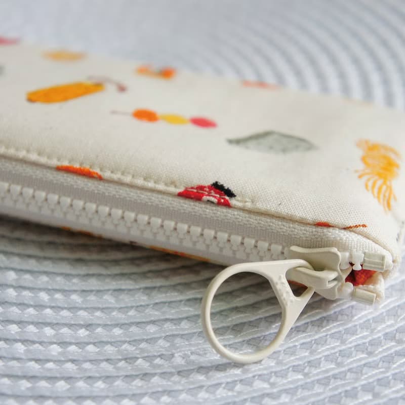 Lovely【日本布】黑輪串燒餐具袋、筆袋、米底、23-24公分筷子&C