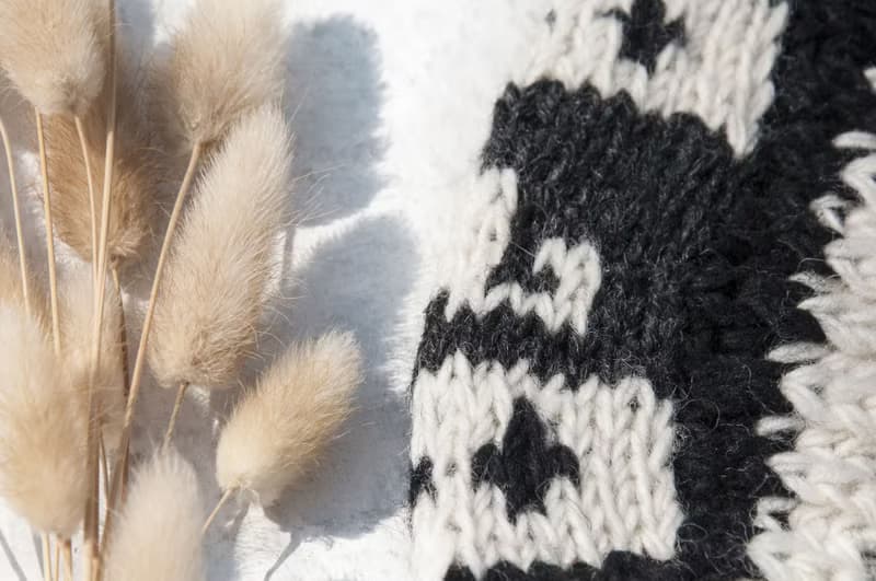 歐洲風鉤織襪 手織純羊毛針織襪/內刷毛條紋襪/羊毛鉤織長襪/保暖毛襪 聖誕禮物 情人節禮物 交換禮物 生日禮物-簡約日本