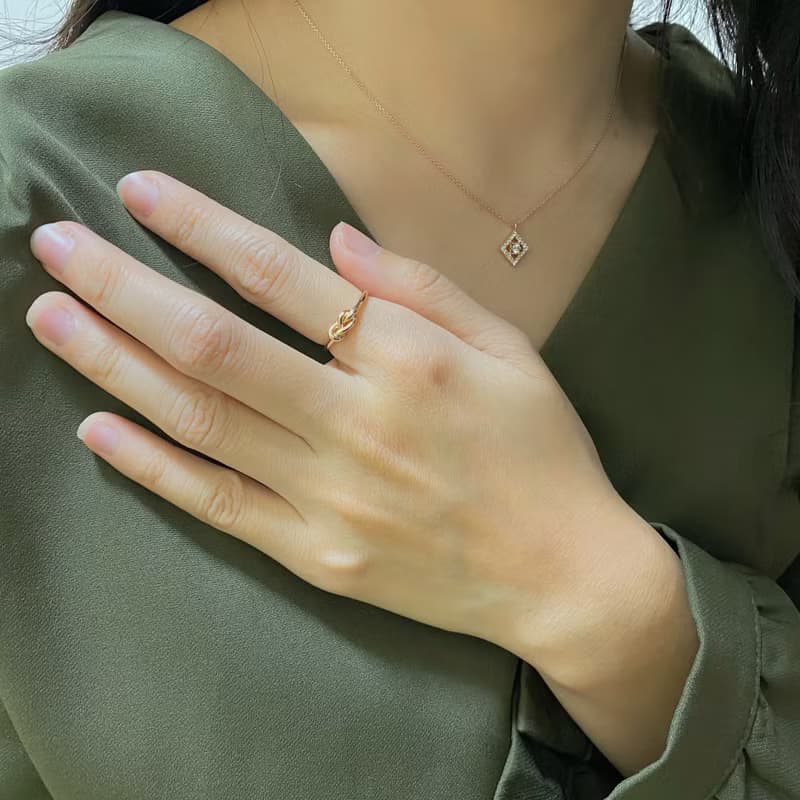 925純銀 | 無盡之結_戒指