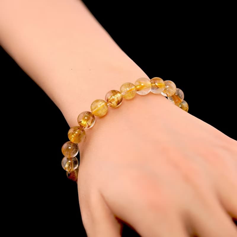 寶麗金珠寶-天然鈦晶手珠