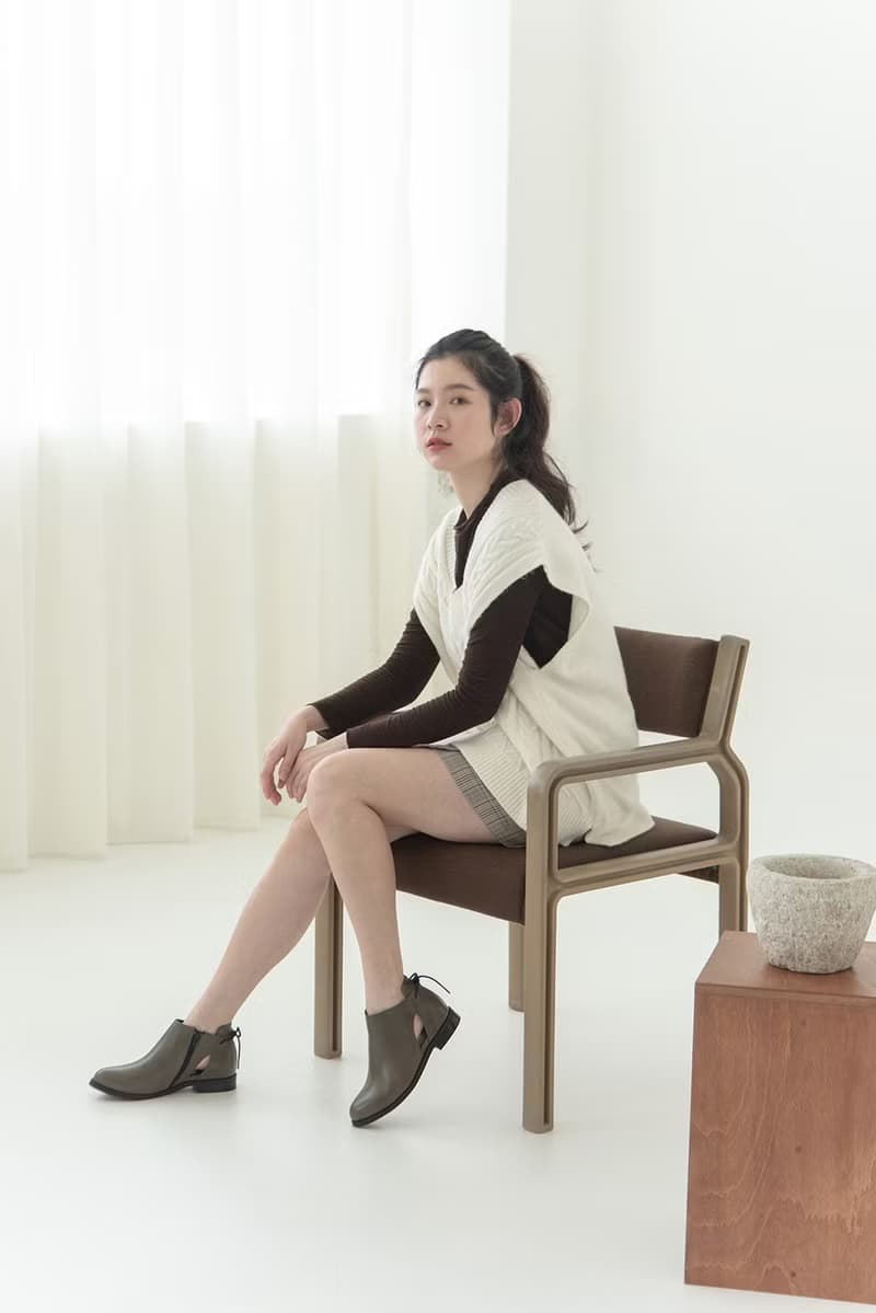 輕女子小踝靴 _ 綠