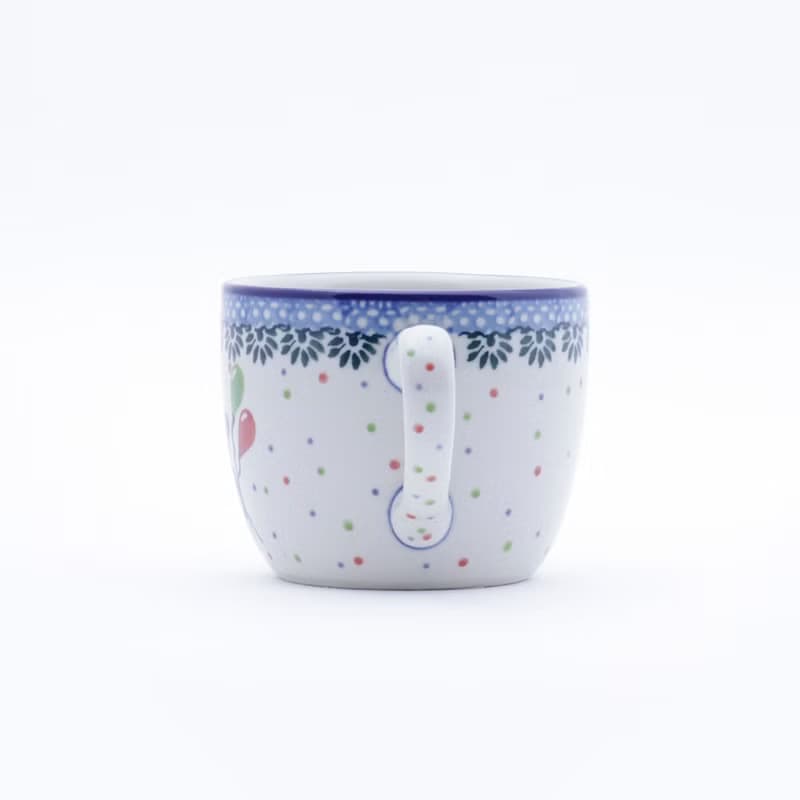 波蘭陶 馬克杯-170ml-高6.5-牛仔褲小熊-氣球篇