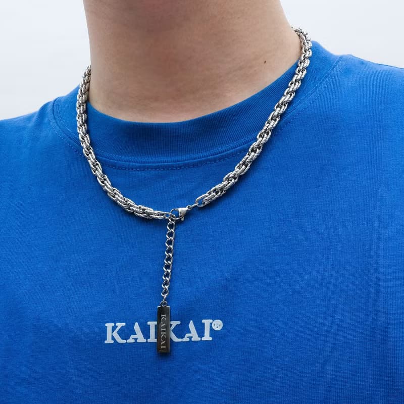 KAIKAI - UNPREDICTABLE - 麻花痕鈦鋼項鍊