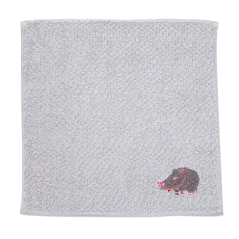 【TT】淘氣小壞蛋手帕| 可愛動物刺繡| 溫和親膚| 新色上市