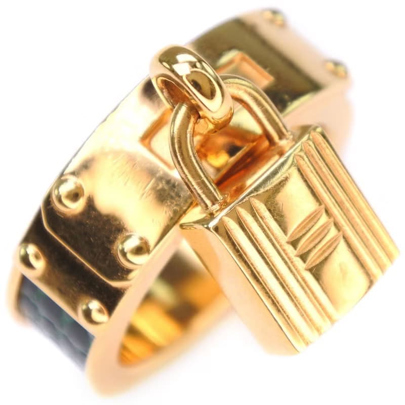 【日本直送】エルメス HERMES ケリー スカーフリング カデナモチーフ  レディース【中古】