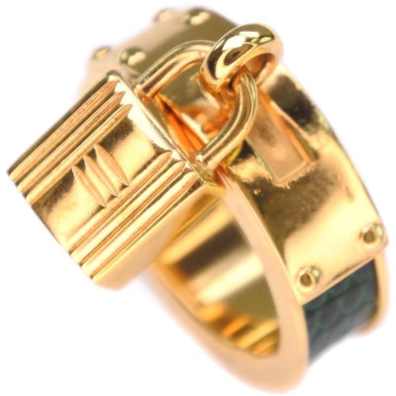 【日本直送】エルメス HERMES ケリー スカーフリング カデナモチーフ  レディース【中古】