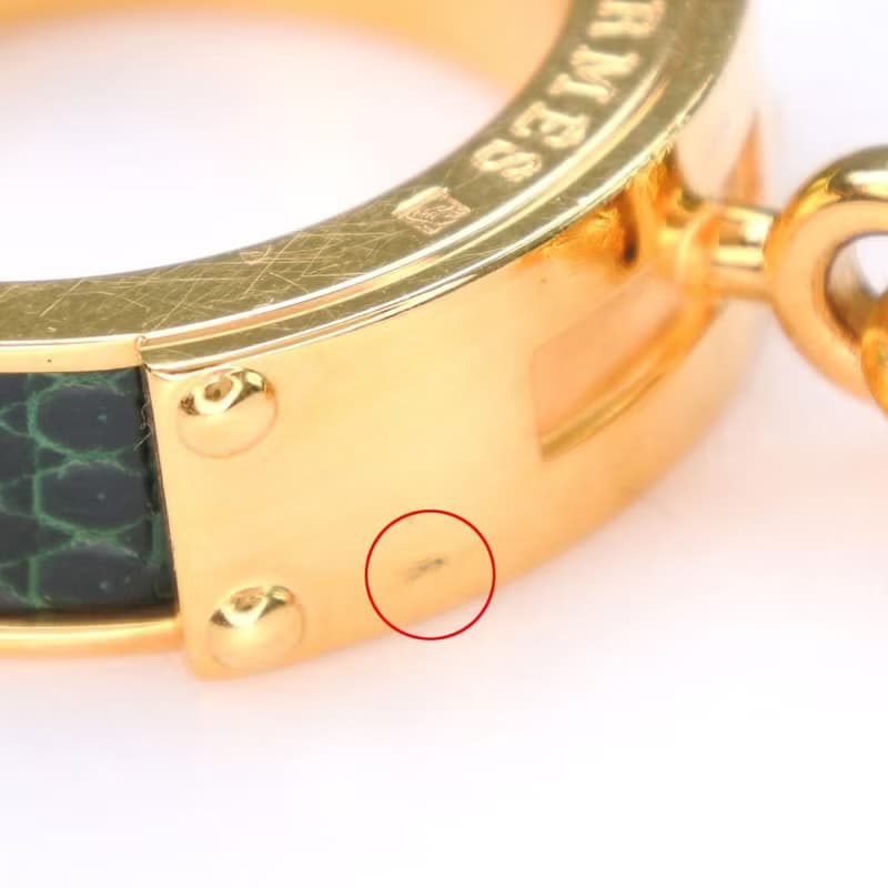 【日本直送】エルメス HERMES ケリー スカーフリング カデナモチーフ  レディース【中古】