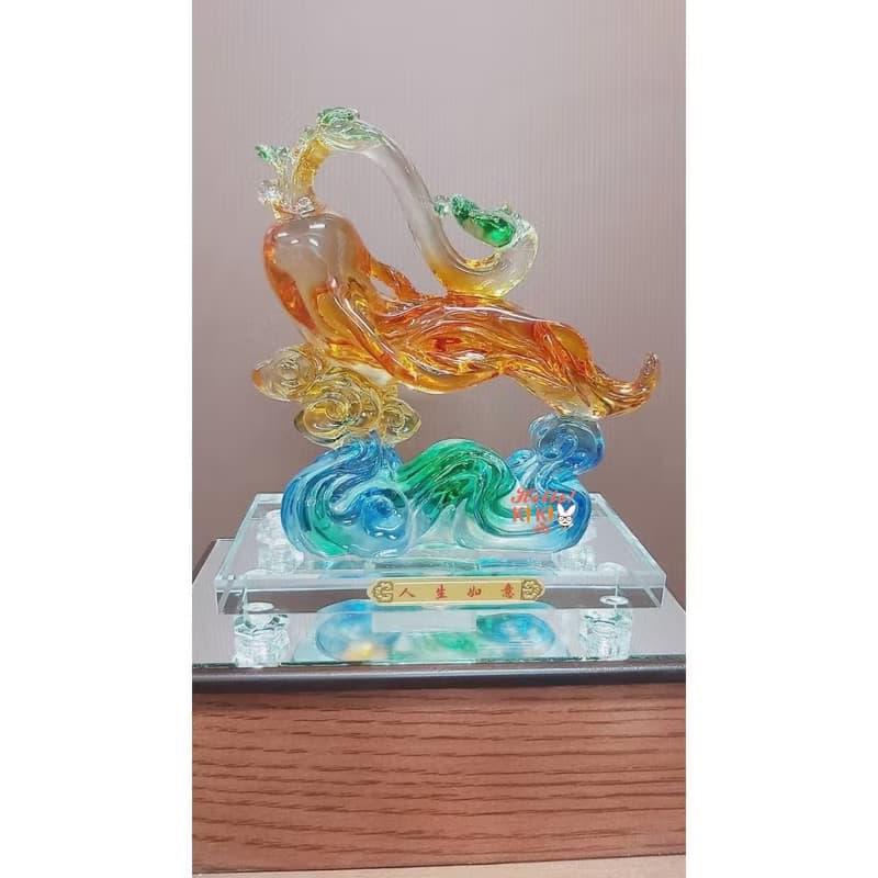 琉璃 人生如意 升遷禮物 退休送禮 開幕賀禮 退伍禮品 新婚禮物