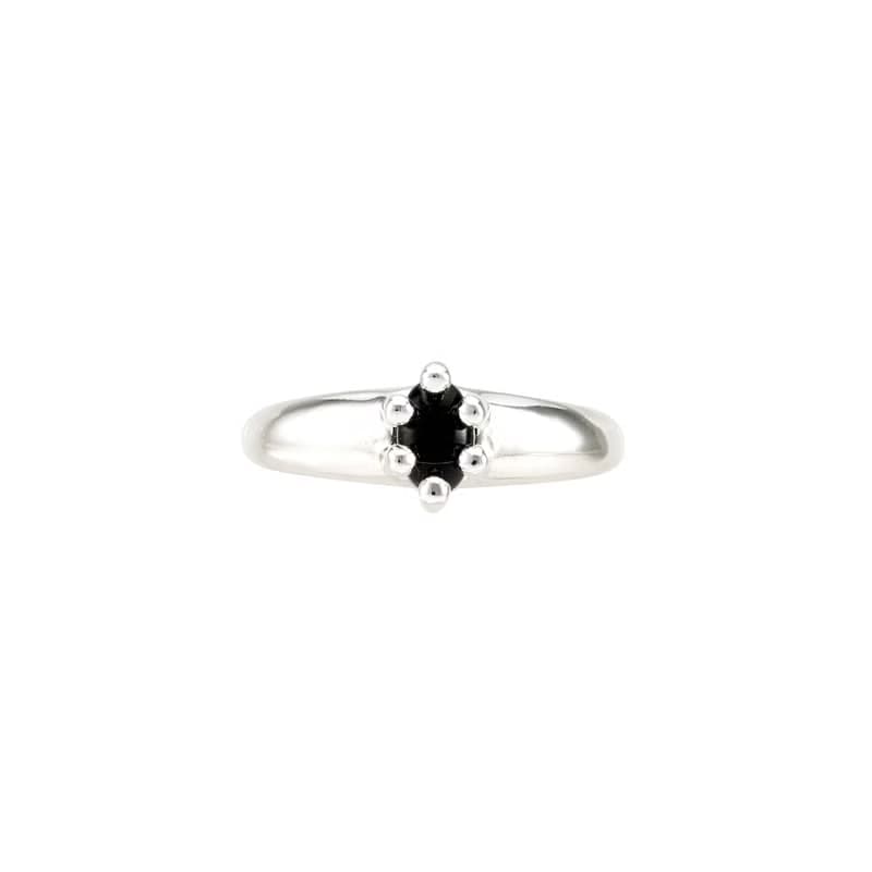 haime tiny puff ring (gemstone) original silver