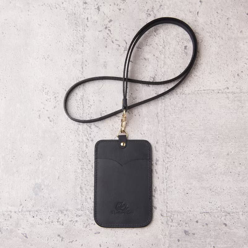 直式證件夾 ID Card Holder / 黑色 Black / 免費刻字