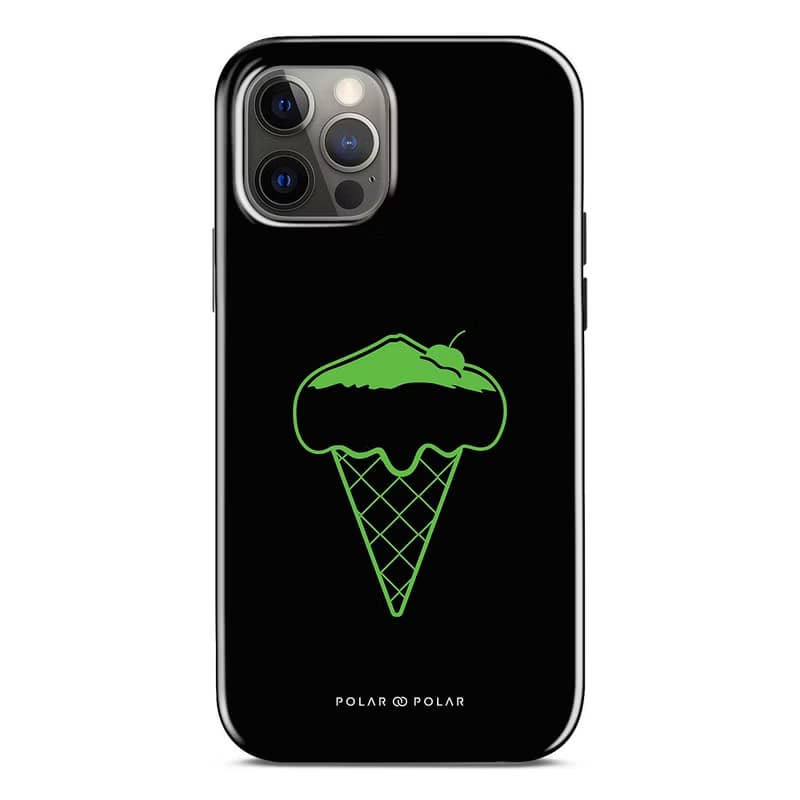 黑色富士山雪糕 iPhone 16/15/14/13 MagSafe 手機殼