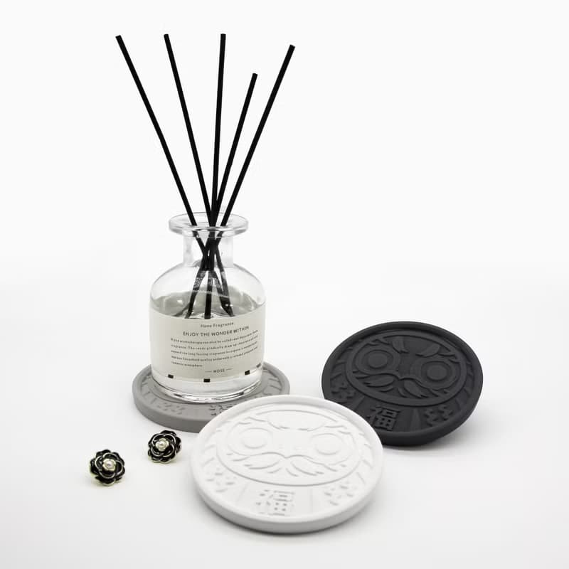 越谷だるま COASTER I 置物皿 I 水泥 I 水盤 I 杯墊 I 清水模－