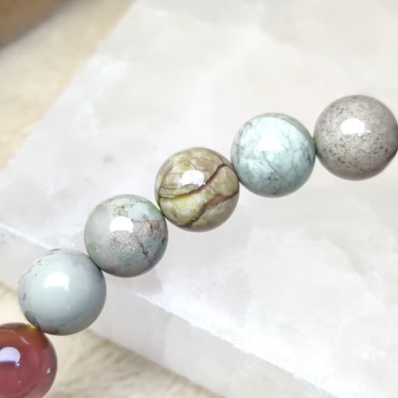 爆裂紋 阿拉善 瑪瑙 Agate 9mm 11mm手串 手鍊 天然水晶