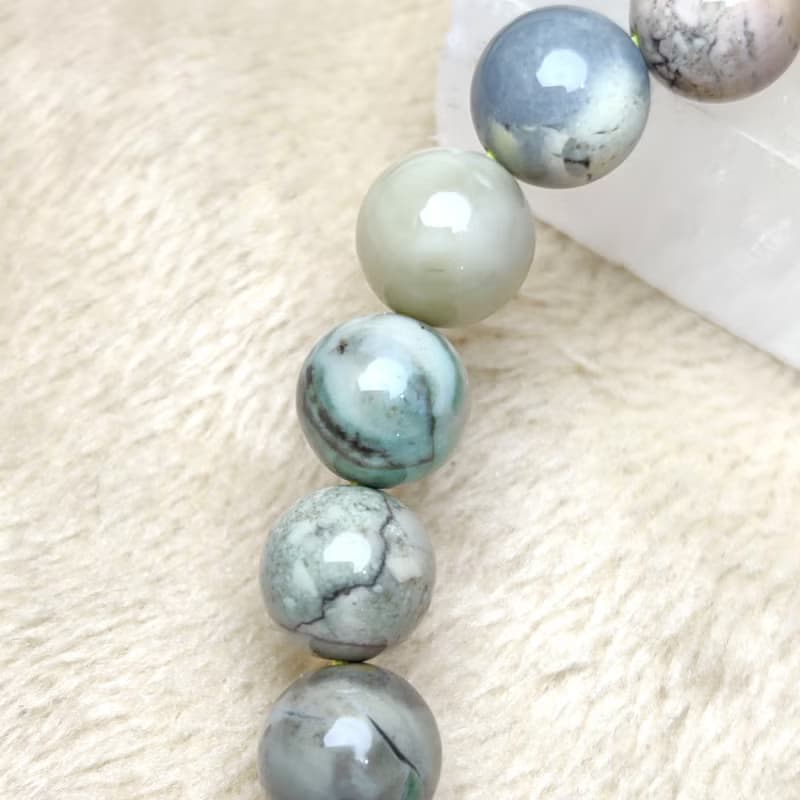 爆裂紋 阿拉善 瑪瑙 Agate 9mm 11mm手串 手鍊 天然水晶