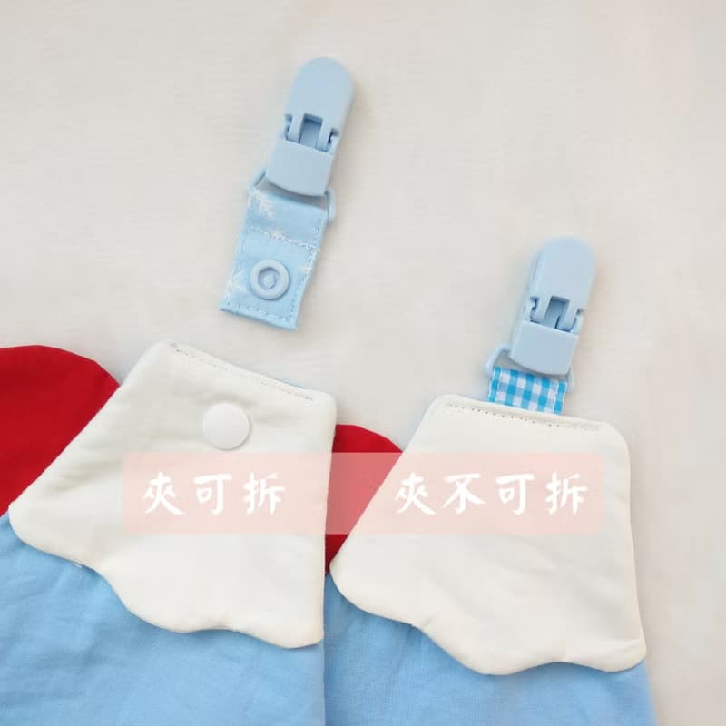 日本紗布-5款可選。可愛波點。附夾雙面純棉布手帕。可繡名字