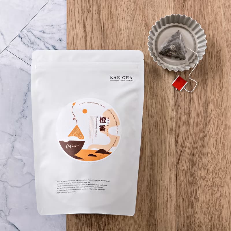原葉三角茶包50入量販包-橙香青茶