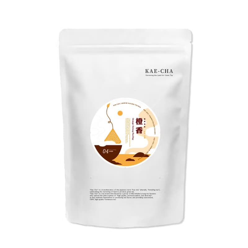 原葉三角茶包50入量販包-橙香青茶