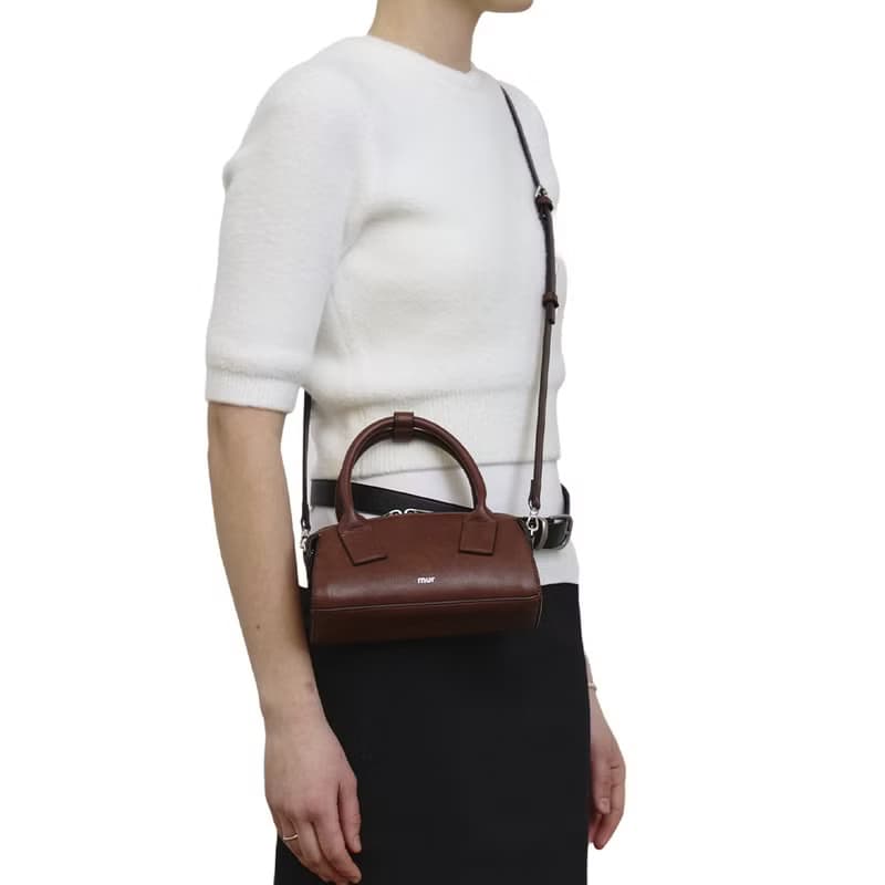 韓國製 MUR Flow Mini 手袋/單肩包/手提袋 (Dark Brown)