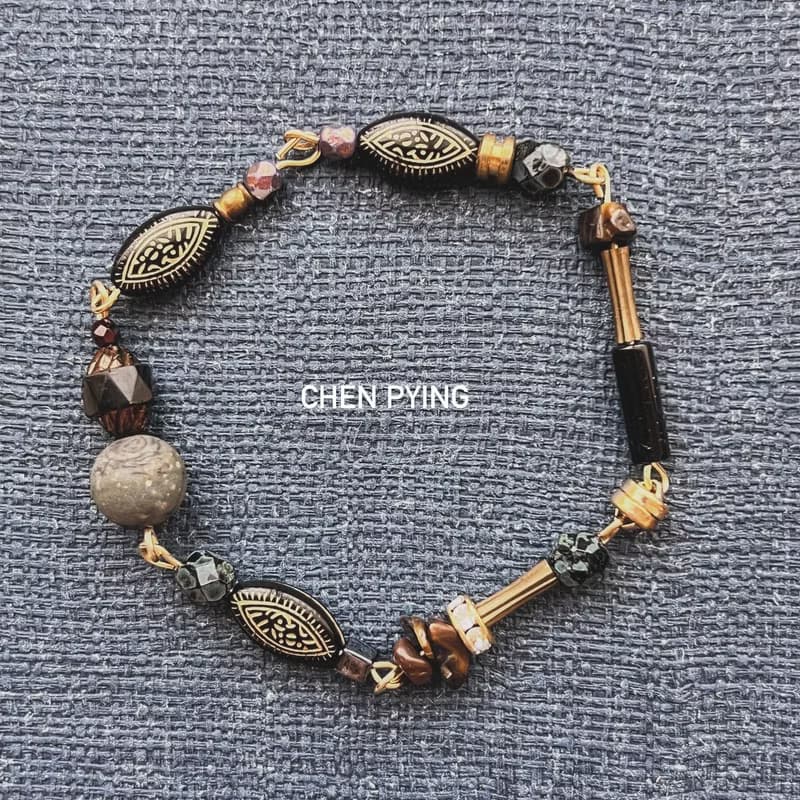 復古俄式虎眼石手鏈