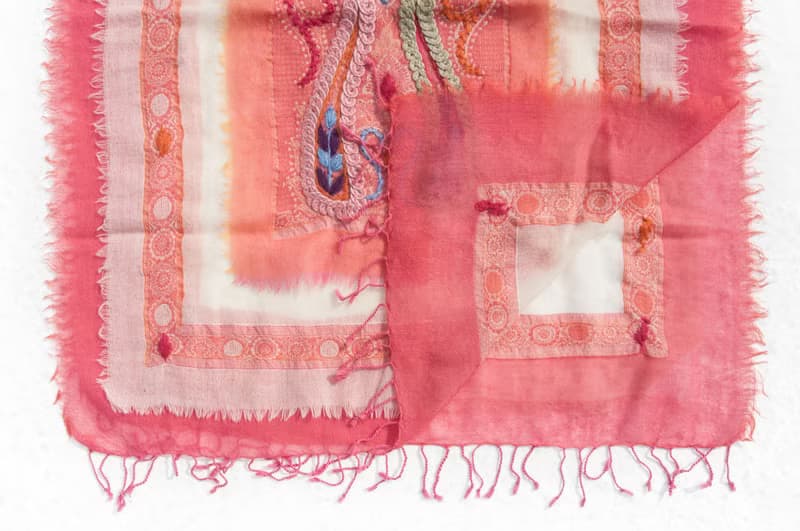 羊絨毯 刺繡毛毯 羊毛蓋毯 保暖披肩 寒流必備 水煮羊毛披肩/針織圍巾/刺繡圍巾/羊絨披巾/喀什米爾Cashmere-花