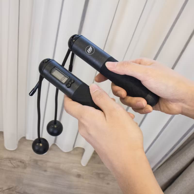 智能計數兩用跳繩 | 靜音旋轉、繩長可調
