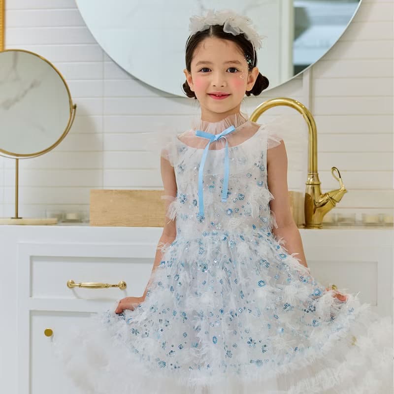 Peony Dress - white